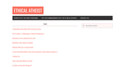 Desktop Screenshot of ethicalatheist.com