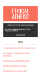 Mobile Screenshot of ethicalatheist.com